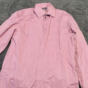 Van Heusen Flex Slim Fit Stretch Shirt in Pink Check